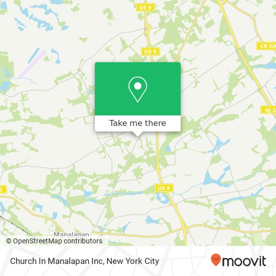 Church In Manalapan Inc map