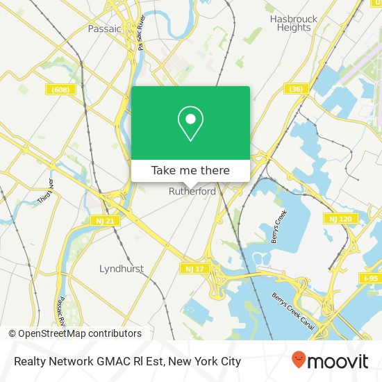 Mapa de Realty Network GMAC Rl Est