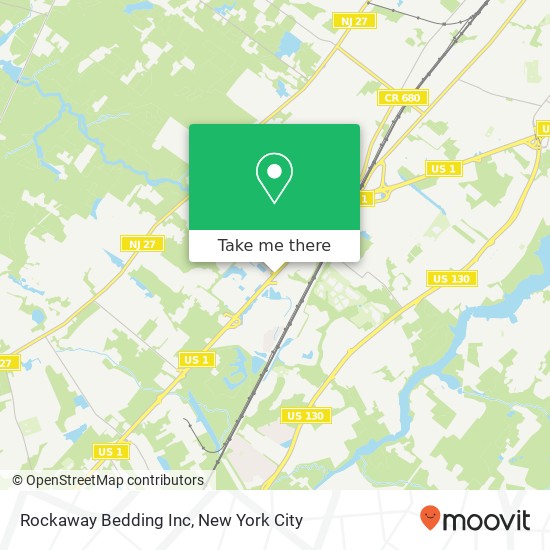 Rockaway Bedding Inc map