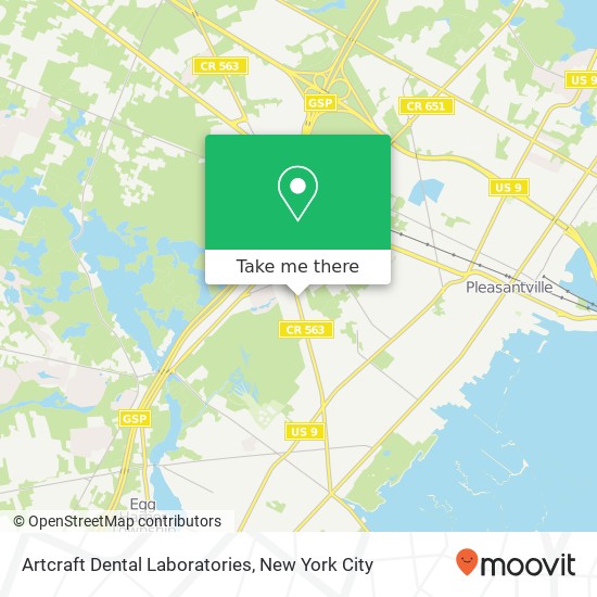 Mapa de Artcraft Dental Laboratories