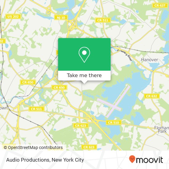 Audio Productions map