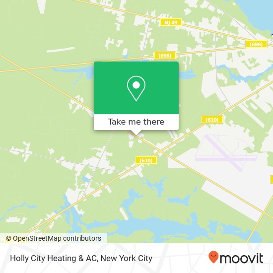 Holly City Heating & AC map