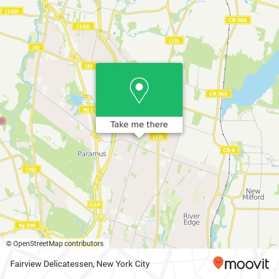 Fairview Delicatessen map