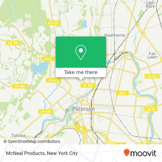 McNeal Products map