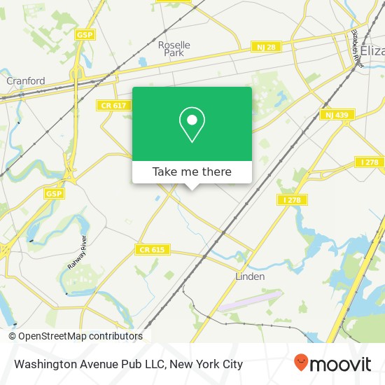 Washington Avenue Pub LLC map