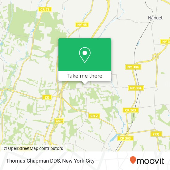 Thomas Chapman DDS map