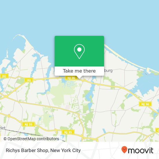 Mapa de Richys Barber Shop