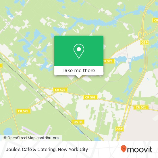 Joule's Cafe & Catering map