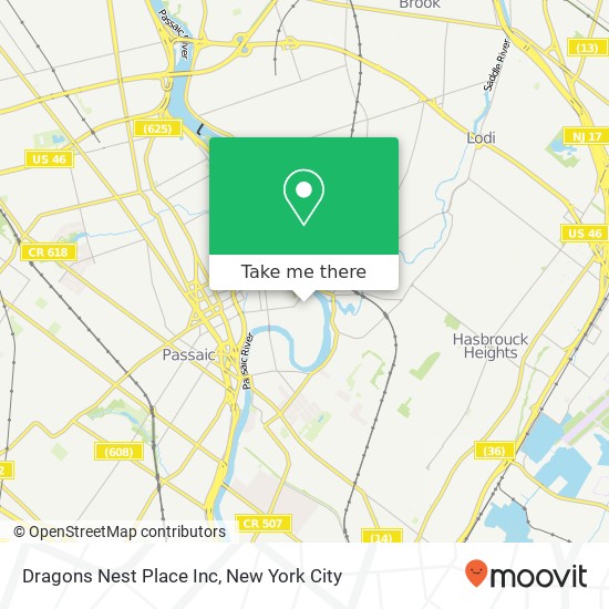 Mapa de Dragons Nest Place Inc