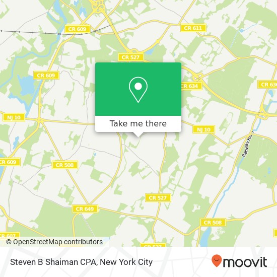 Steven B Shaiman CPA map