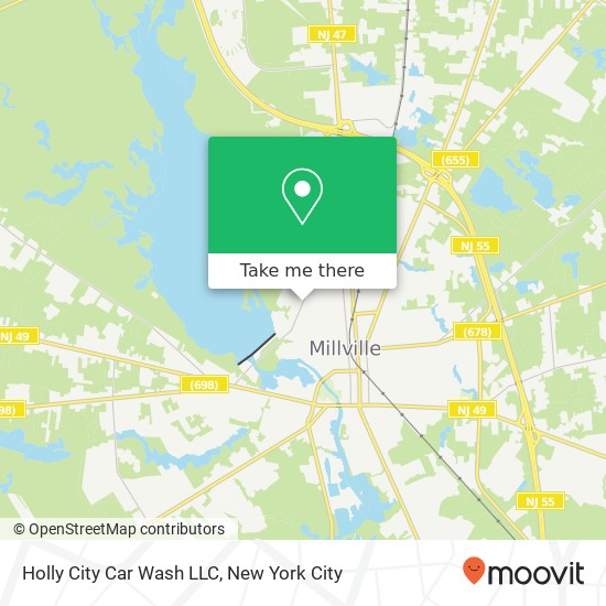 Holly City Car Wash LLC map