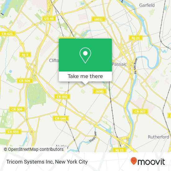 Mapa de Tricom Systems Inc
