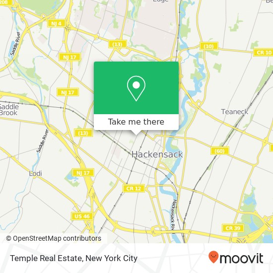 Temple Real Estate map