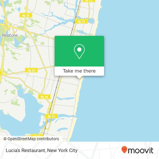 Lucia's Restaurant map