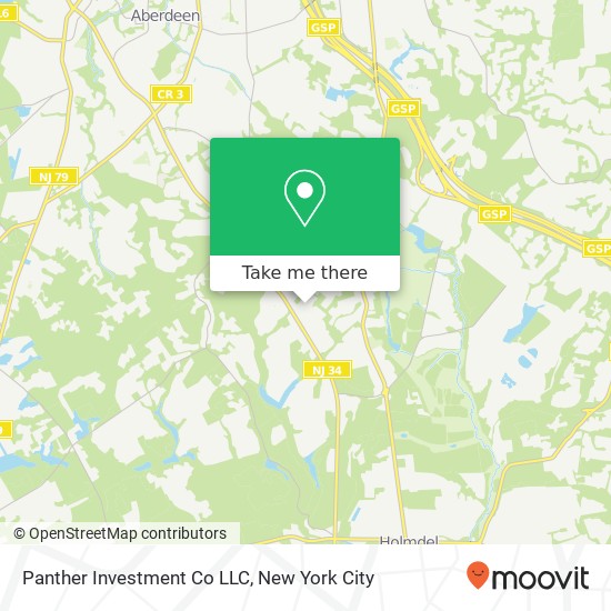 Mapa de Panther Investment Co LLC