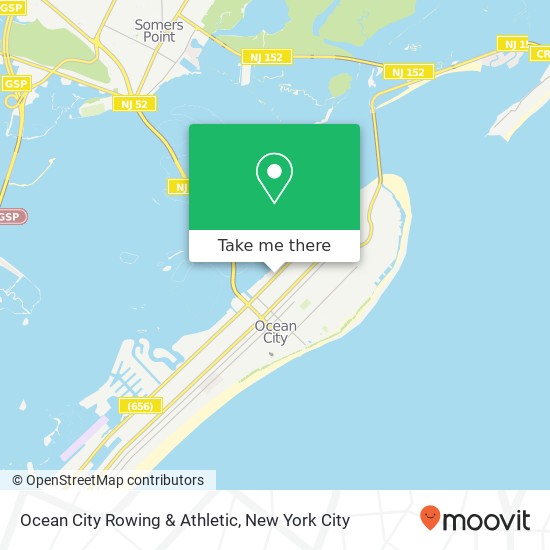 Mapa de Ocean City Rowing & Athletic