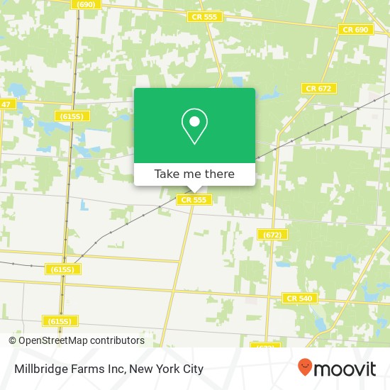 Millbridge Farms Inc map