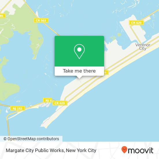 Mapa de Margate City Public Works