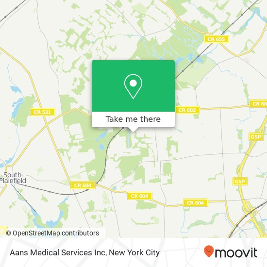 Mapa de Aans Medical Services Inc