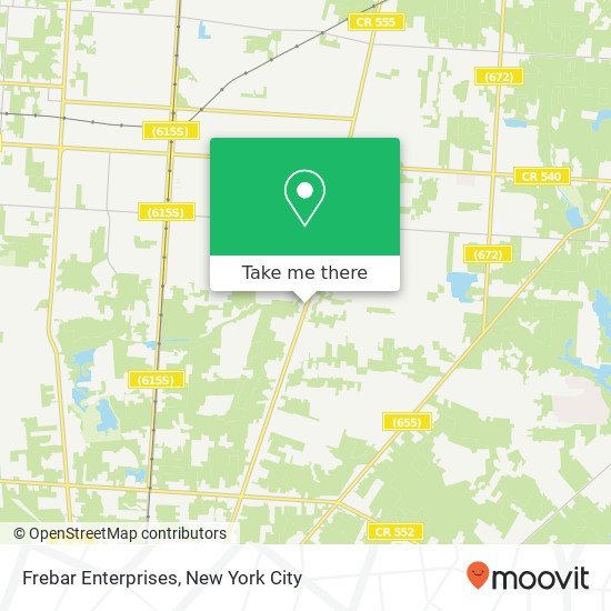 Frebar Enterprises map