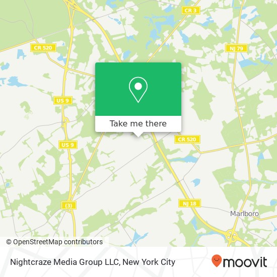 Mapa de Nightcraze Media Group LLC