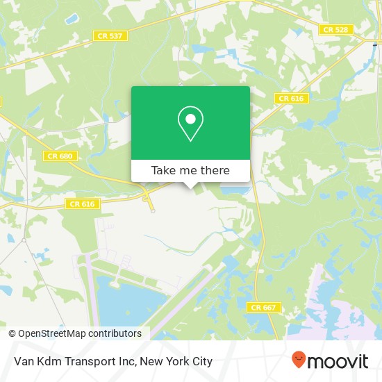 Mapa de Van Kdm Transport Inc