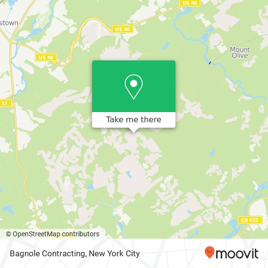 Bagnole Contracting map