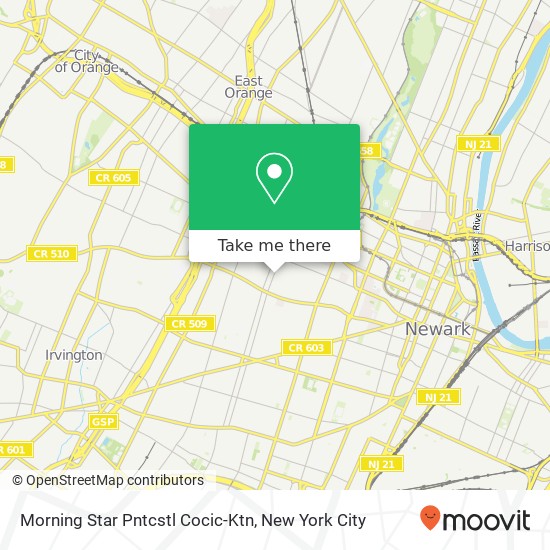 Mapa de Morning Star Pntcstl Cocic-Ktn