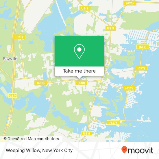 Mapa de Weeping Willow