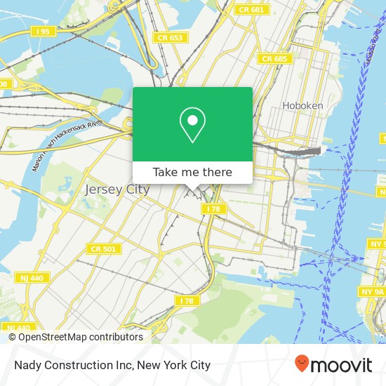 Nady Construction Inc map