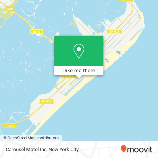 Carousel Motel Inc map