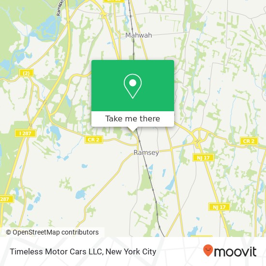 Mapa de Timeless Motor Cars LLC