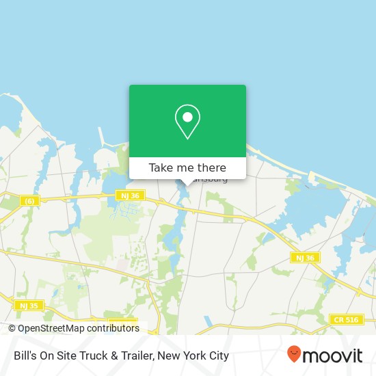 Bill's On Site Truck & Trailer map