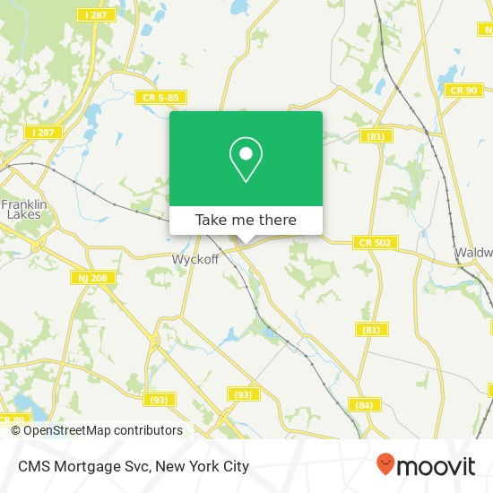 Mapa de CMS Mortgage Svc