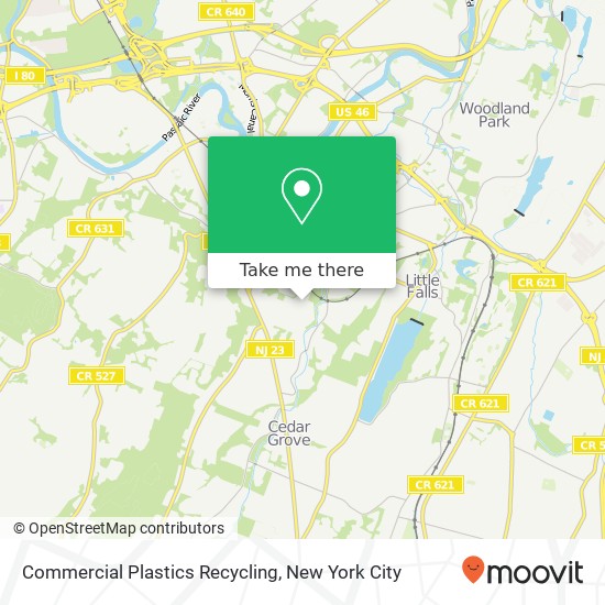 Commercial Plastics Recycling map