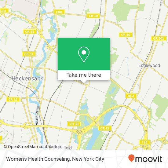 Mapa de Women's Health Counseling