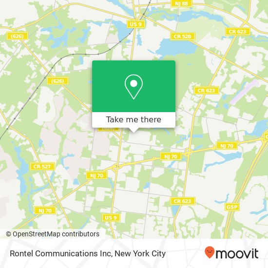 Rontel Communications Inc map