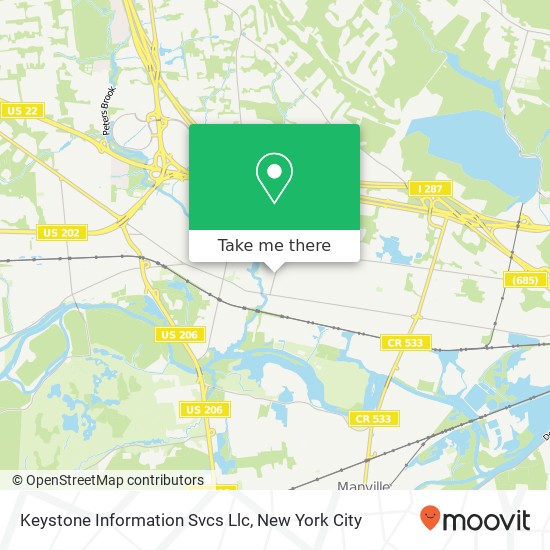 Mapa de Keystone Information Svcs Llc
