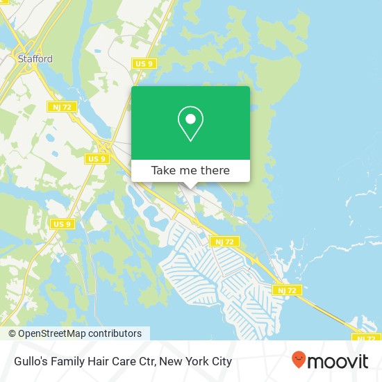 Mapa de Gullo's Family Hair Care Ctr
