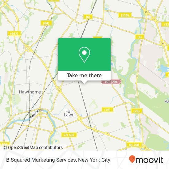 B Sqaured Marketing Services map