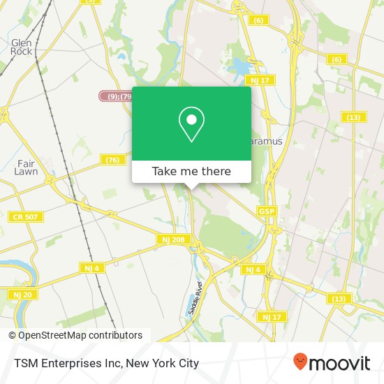 TSM Enterprises Inc map