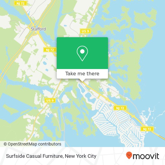 Surfside Casual Furniture map