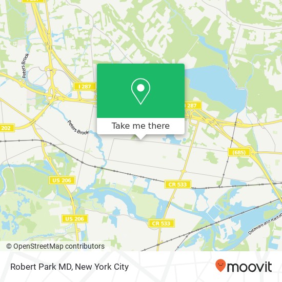 Robert Park MD map