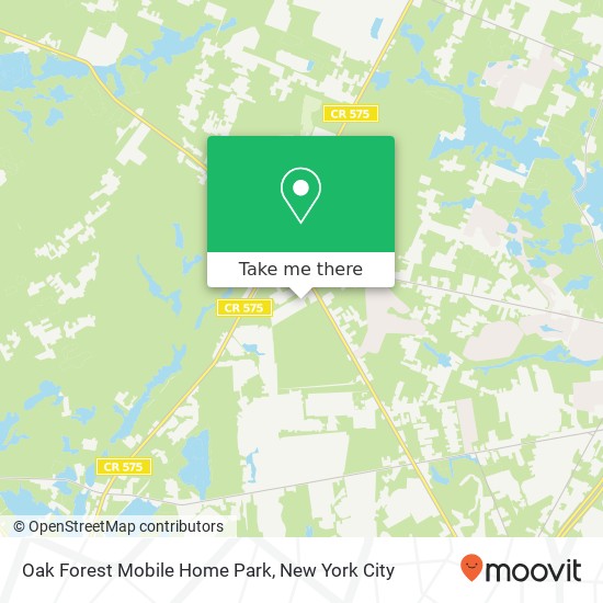 Oak Forest Mobile Home Park map