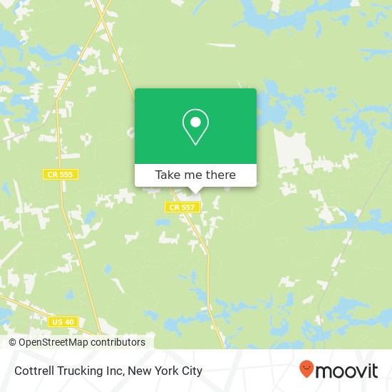 Mapa de Cottrell Trucking Inc