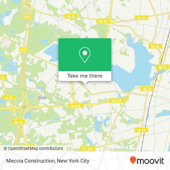 Meccia Construction map