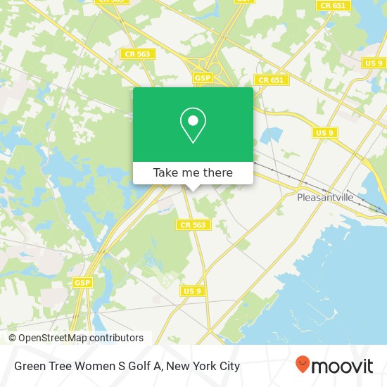 Green Tree Women S Golf A map