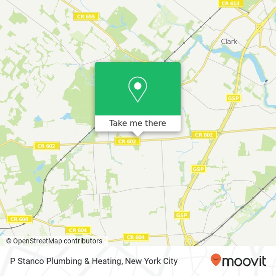 Mapa de P Stanco Plumbing & Heating