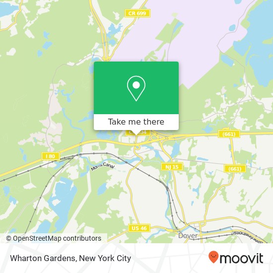 Mapa de Wharton Gardens