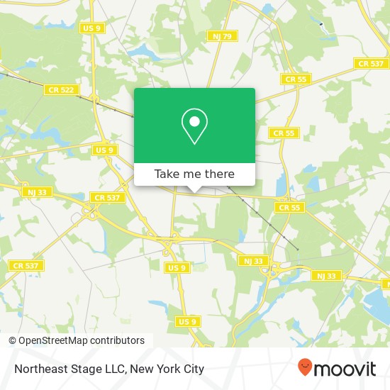 Northeast Stage LLC map